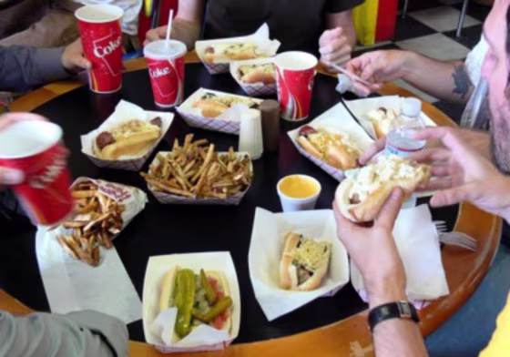 At Hot Doug's in Chicago, whether it's The Dog (basic, Chicago-style with trimmings), or The Game of the Week (as in venison, rabbit, pheasant or boar), the ordinary fare of summer baseball games, cookouts and picky-eater-children is nothing but extraordinary here. It's the hot dog's freedom of expression.